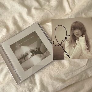 taylor swift the tortured poets signed cd